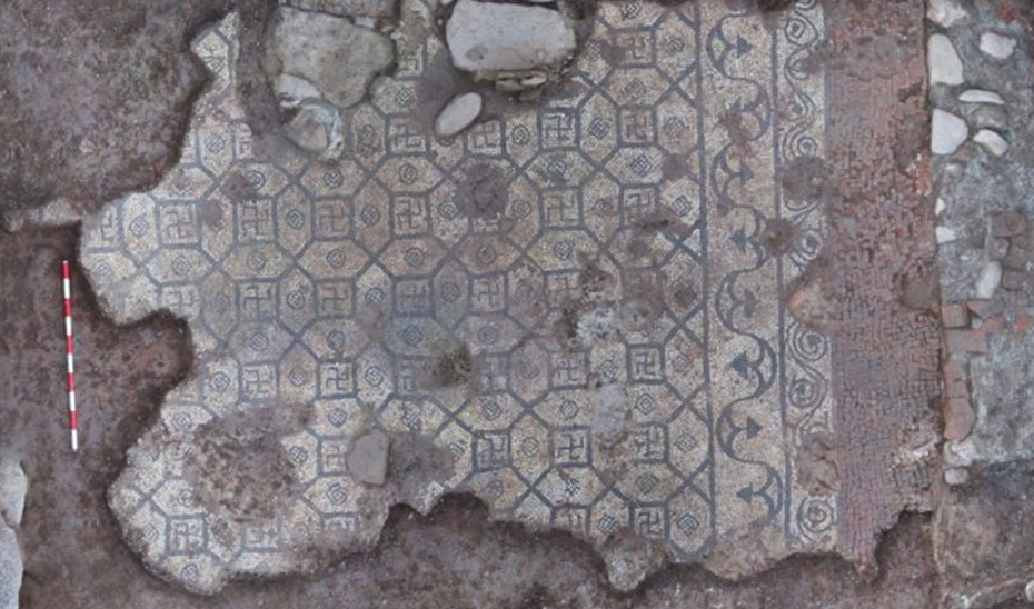 Mosaico de la villa romana de Los Vergeles, en Granada.